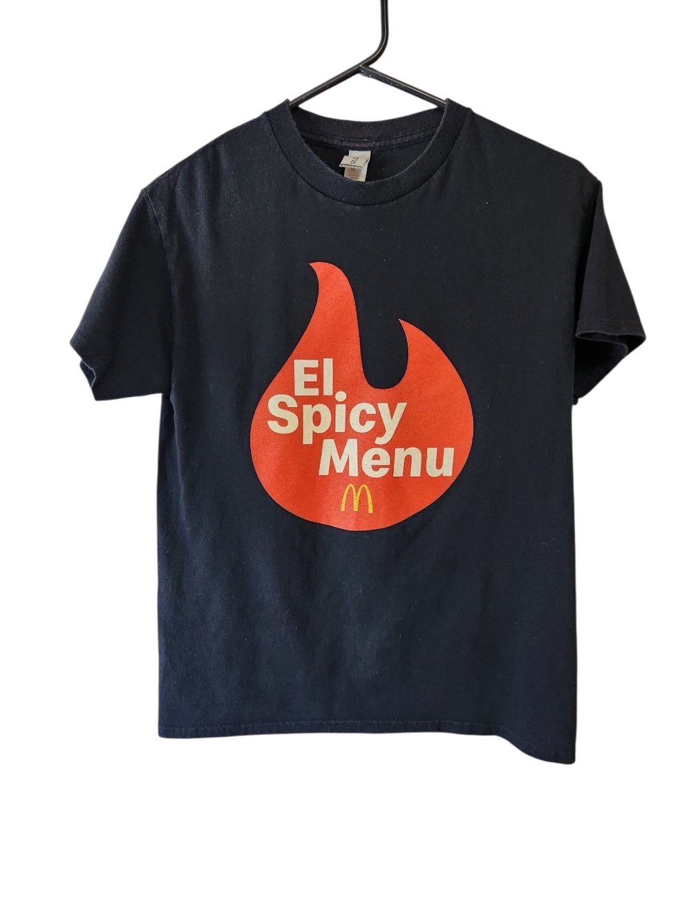 McDonald's El Spicy Menu Black Crew Tee